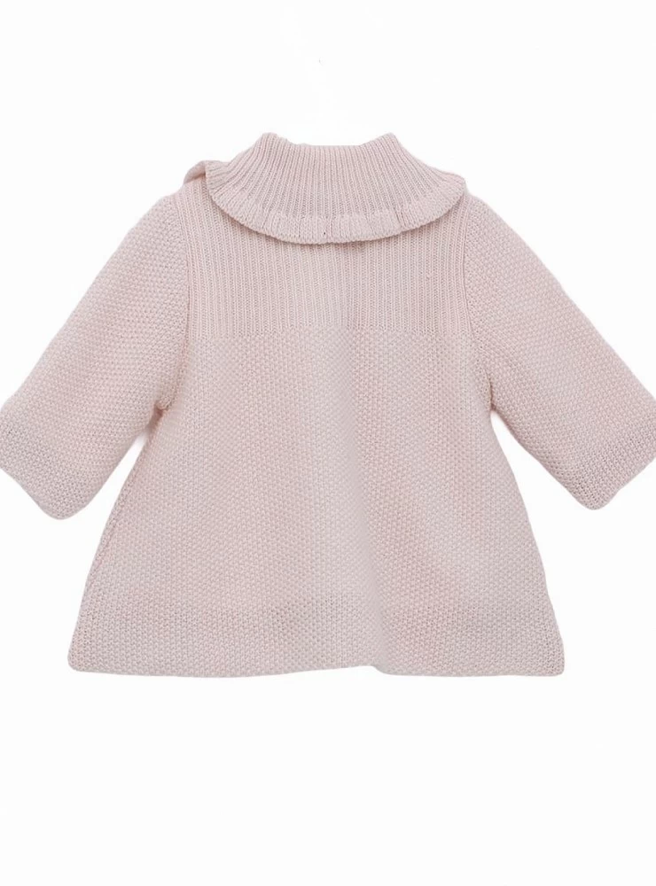 Abrigo blanco bebe niña deals