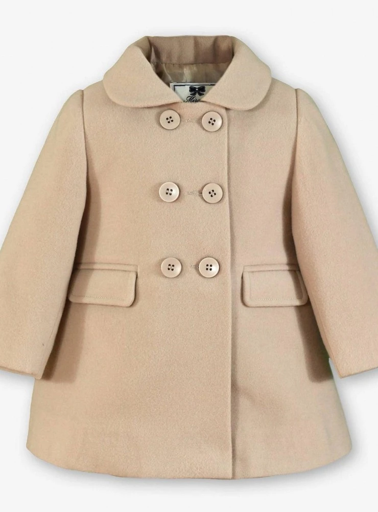 Abrigo Inglés Unisex de Paño Camel