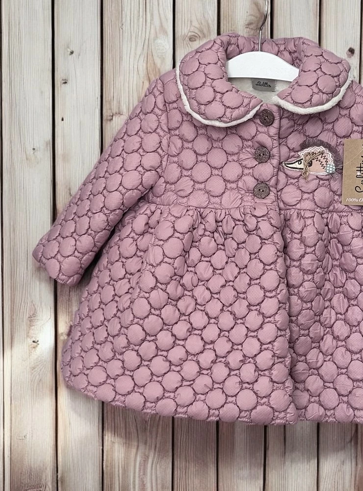 Abrigo para niña en dos colores, Colección Erizo de Lolittos