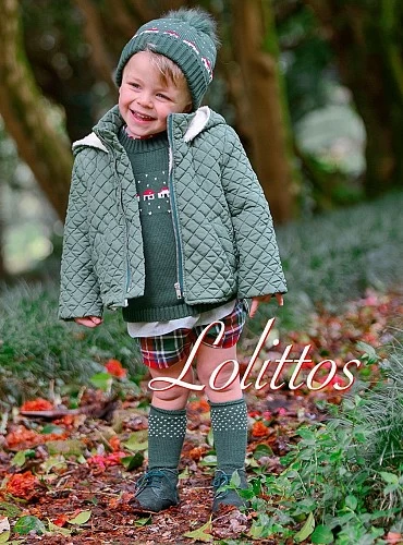 Abrigo para niño acolchado colección Poalla de Lolittos