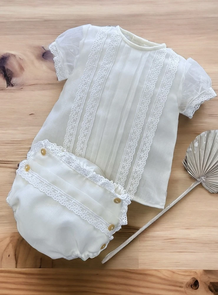 Baby Boy Christening Set Pearl Collection