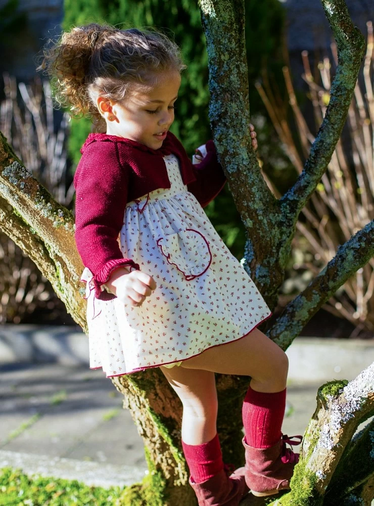 Baby boy with panties and jacket Rubí Collection from La Martinique