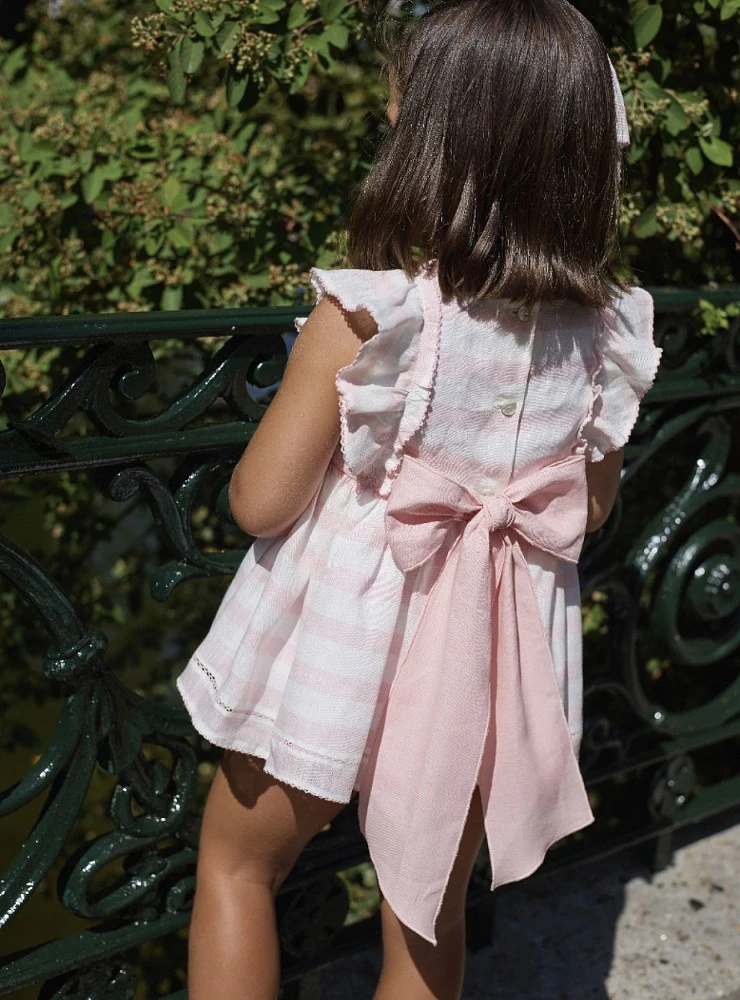 Baby dress and linen bloomers from the Cup Cake collection