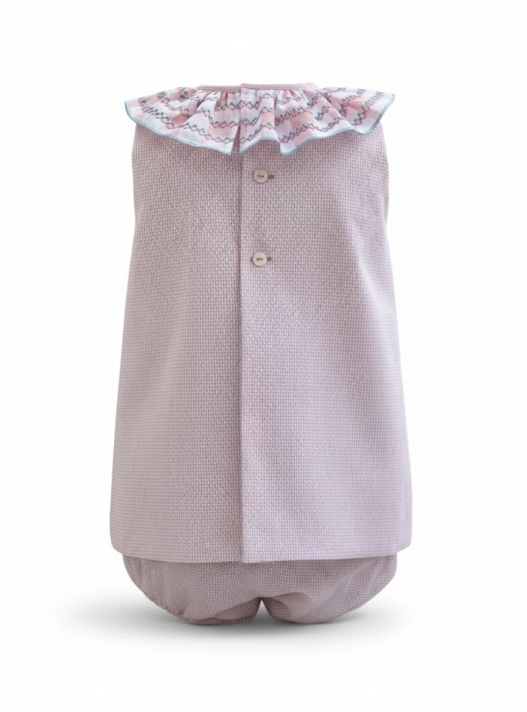 Baby dress and panties from the Strawberry and Cream collection