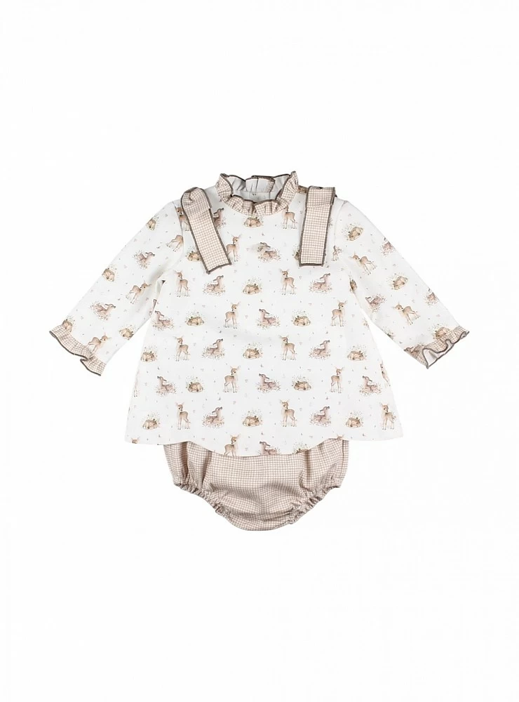 Baby dress and panty set from Foque La Montaña Collection