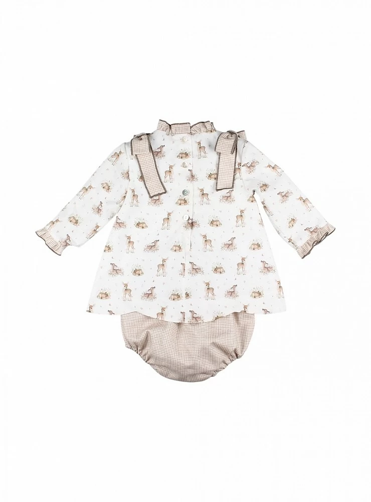 Baby dress and panty set from Foque La Montaña Collection