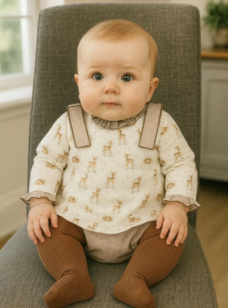 Baby dress and panty set from Foque La Montaña Collection