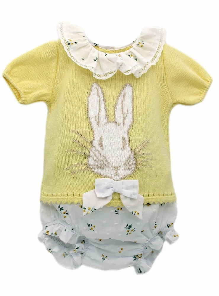 Baby girl set. Rabbit Collection