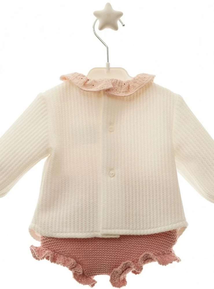 Baby girl sweatshirt and panty set Lucas Collection