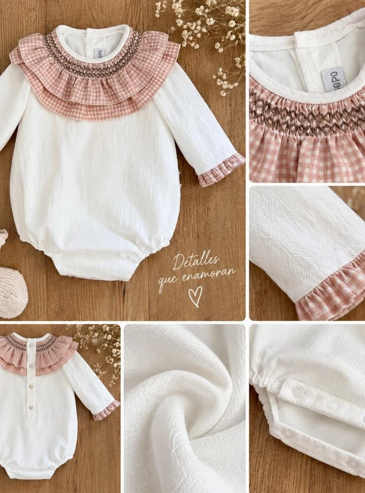 Baby romper from the Rouse de Copo collection