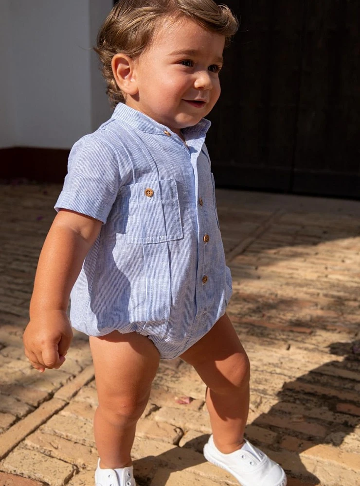 Baby romper with pockets