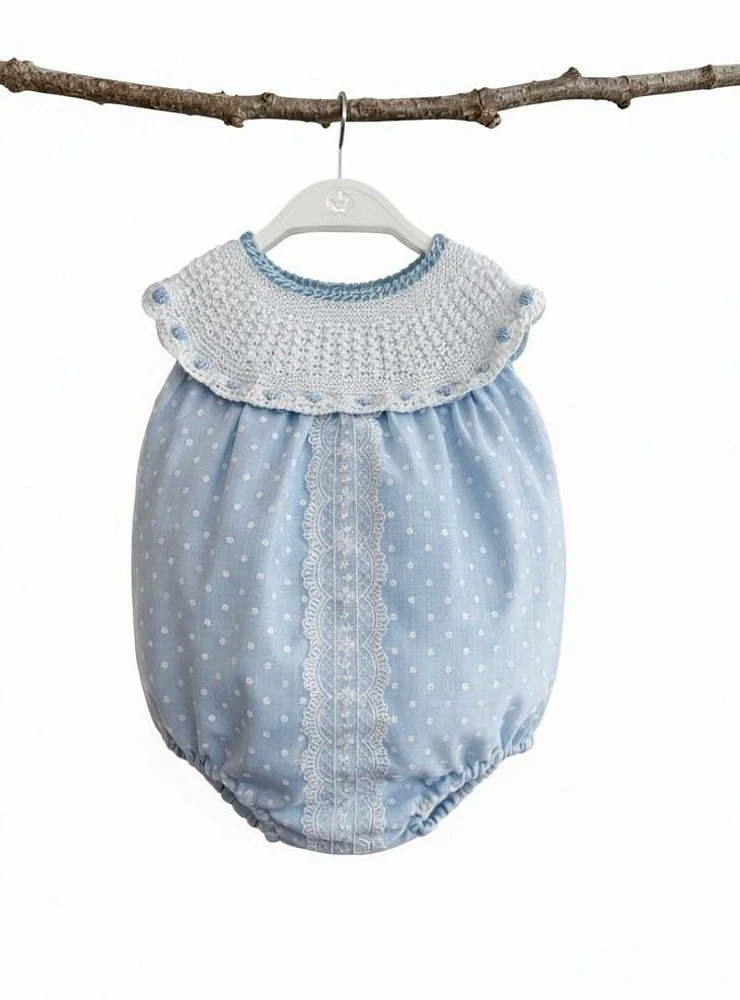 Baby romper. Perfect for christening or special occasions.