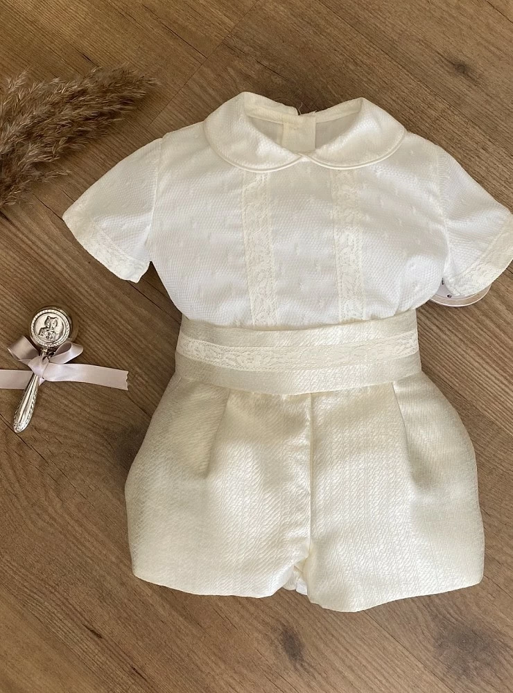 Baptism boy outfit. Three pieces. Various sizes