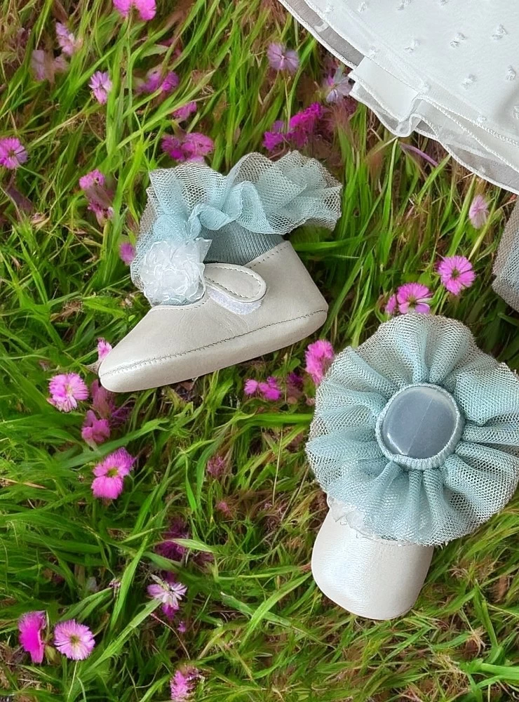 Baptism or ceremony set. Available in green or pink.