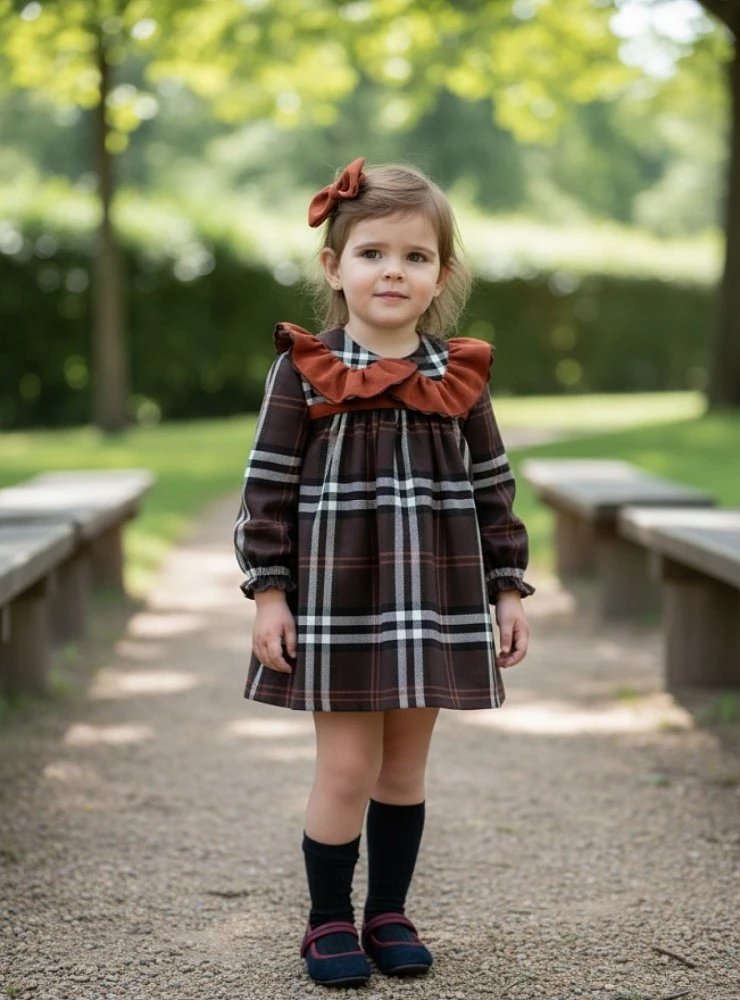 Bellota collection girl's outfit with dress and panties