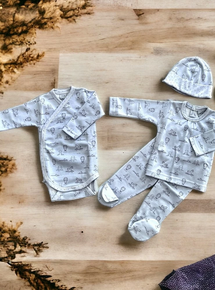 Birth pack with 5 pieces. Willow Collection