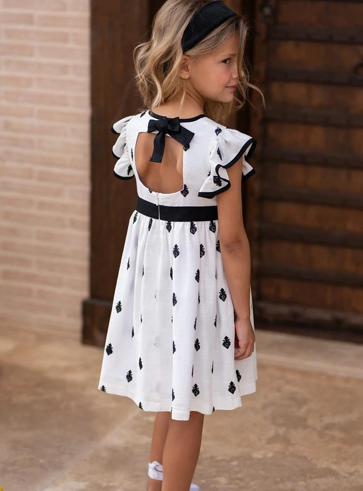 Black and white dress, Mexico collection