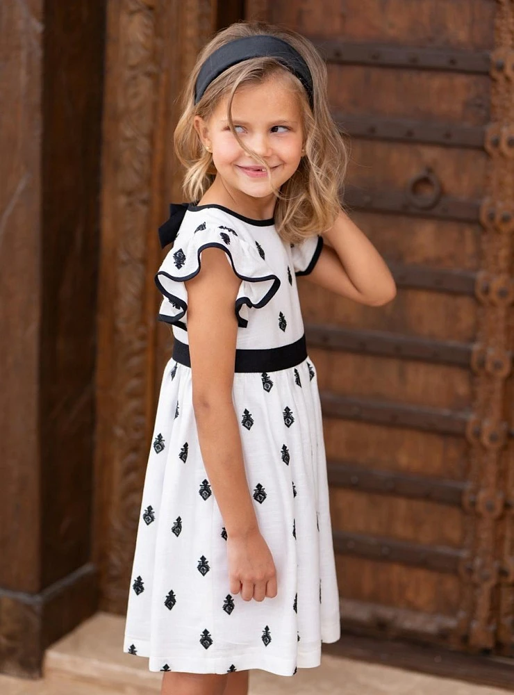 Black and white dress, Mexico collection