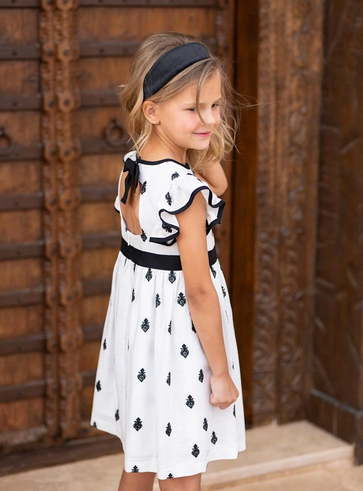 Black and white dress, Mexico collection
