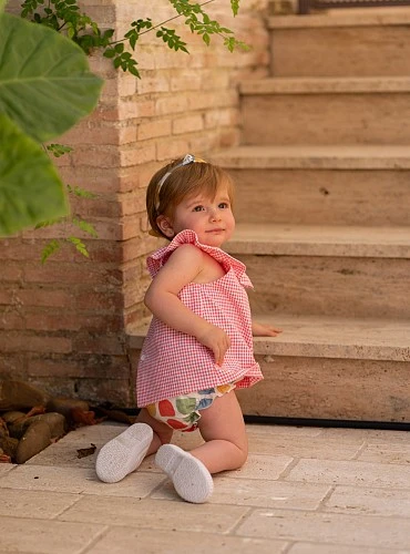 Blouse and briefs set from the Afternoon Sun collection