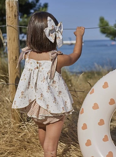 Blouse and briefs set from the Mini Martinicas Collection