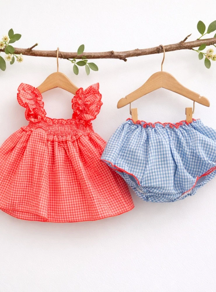 Blouse and skirt set from the Bike collection