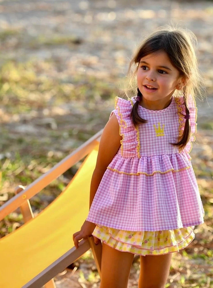 Blouse and skirt set from the Lovely collection