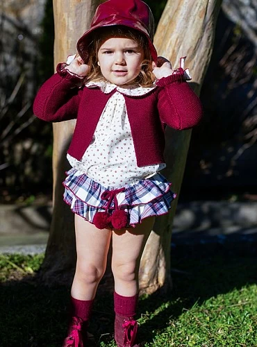 Blouse with panties and jacket Rubí Collection from La Martinique