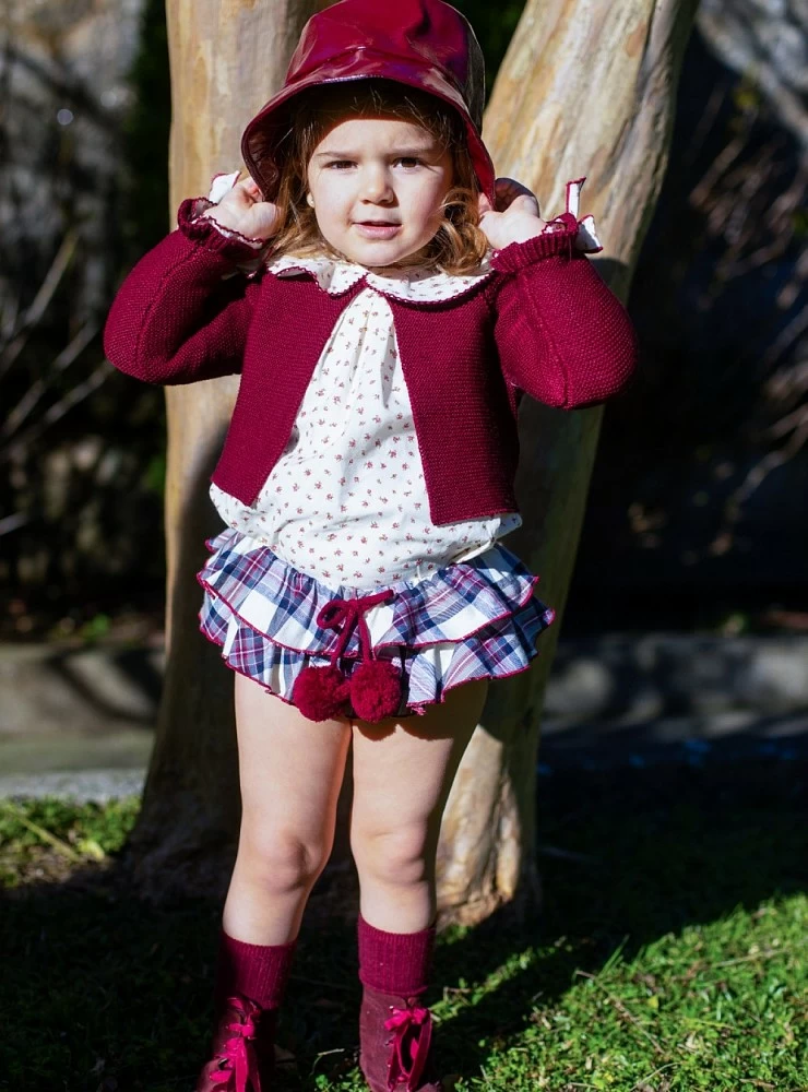 Blouse with panties and jacket Rubí Collection from La Martinique