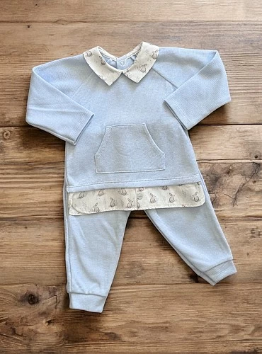 Blue tracksuit for boys, Hare collection
