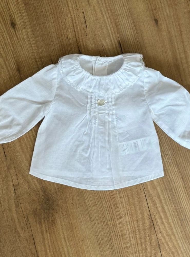 Blusa de bebe en dos colores. Colección Lin