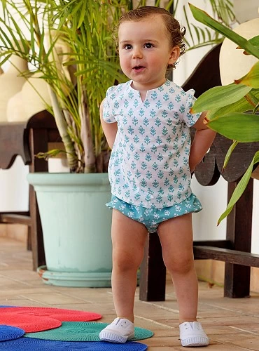 Blusa y bombachito para niño colección Etnica de Cocote