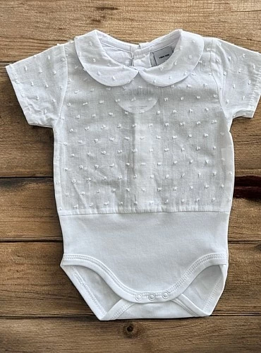 Body unisex de plumeti con cuellos bebé