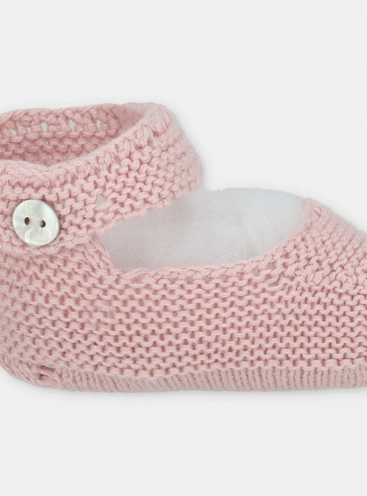 Booties in 100% cotton knit, Toronto collection