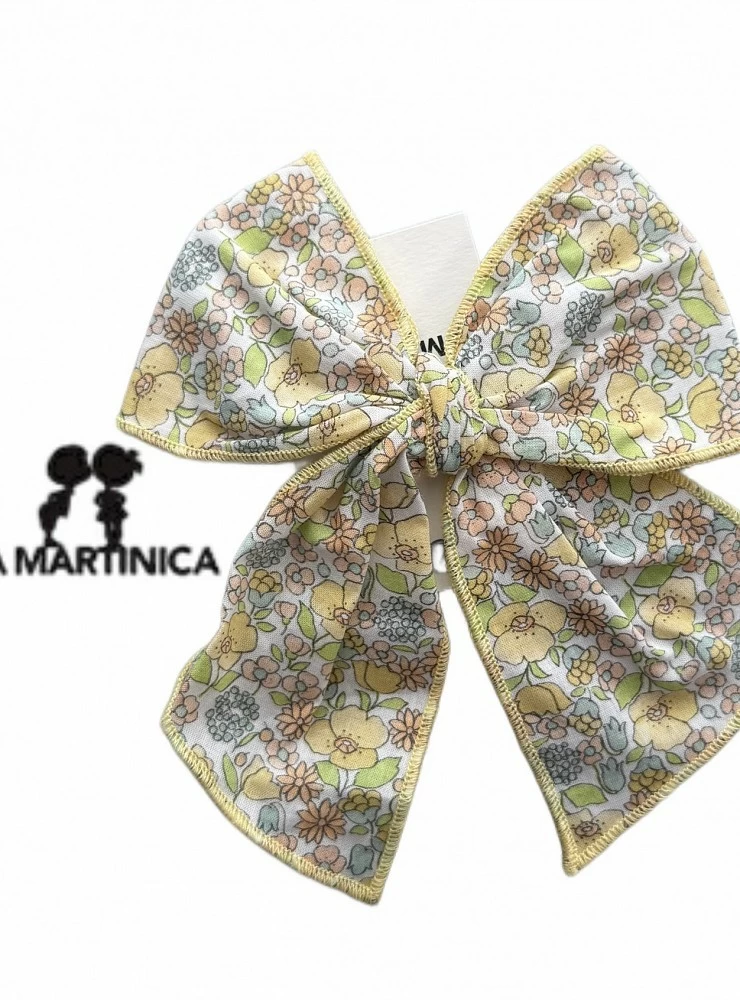 Bow with clip Giallo collection from La Martinique