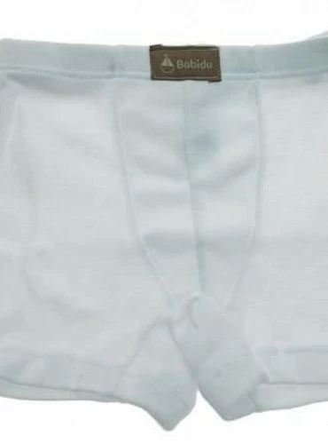 Boxer blanco de algodón 100 % tallas 2 y 4 años