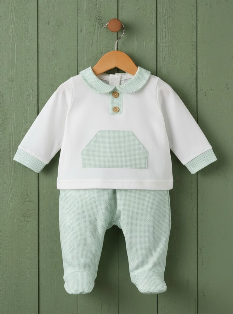 Boy's bib and leggings set from the Sweetness collection