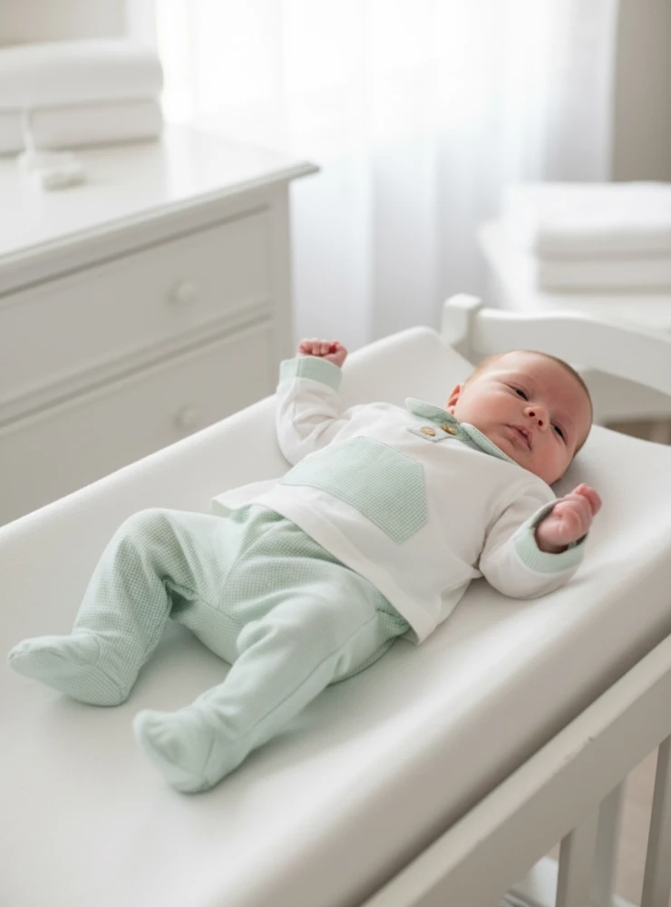 Boy's bib and leggings set from the Sweetness collection