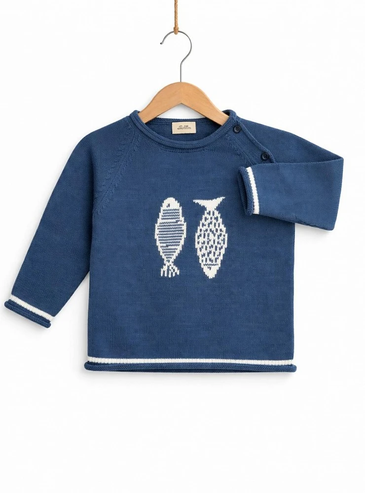 Boys' cotton knit sweater from the Sedal collection