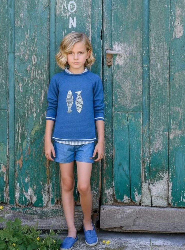 Boys' cotton knit sweater from the Sedal collection