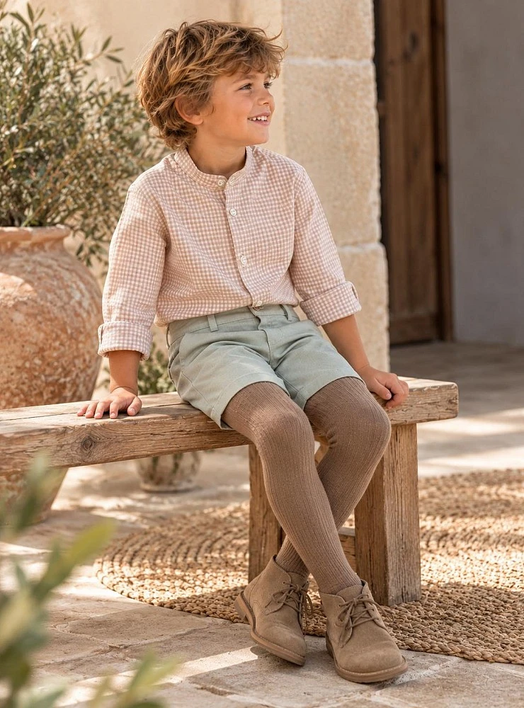 Boys' gingham shirt and trousers set – Rouse by Copo collection