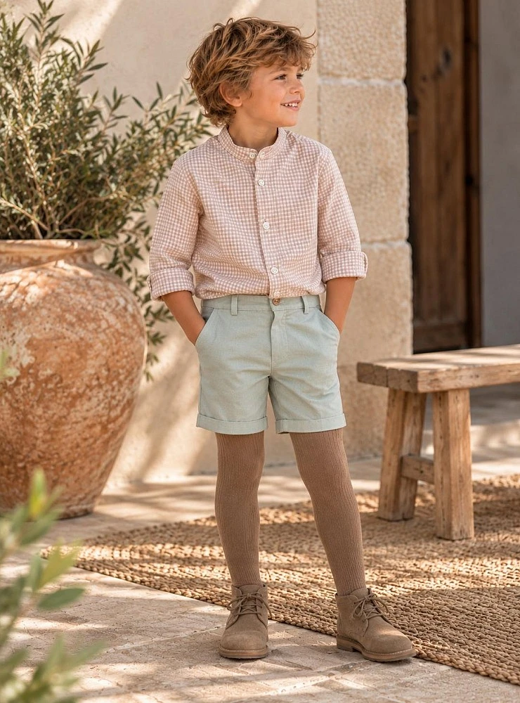 Boys' gingham shirt and trousers set – Rouse by Copo collection