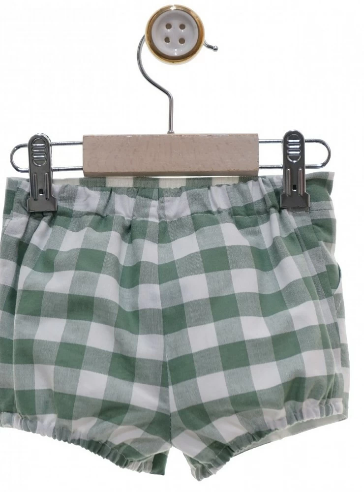 Boy's gingham trousers.