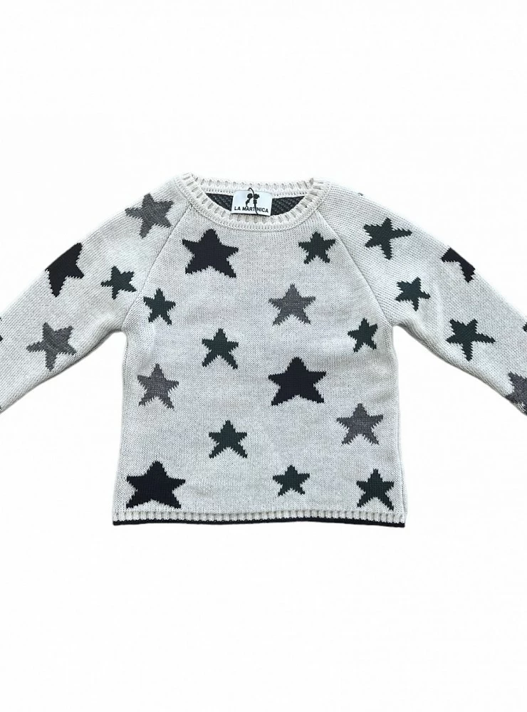 Boy's jumper with stars Pandora de la Martinique Collection