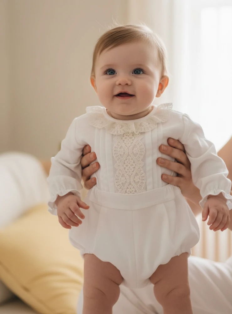 Boy's outfit: blouse and bloomers, Alba collection