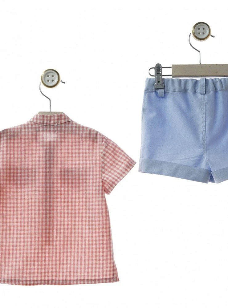 Boy's outfit: blouse and trousers, Mayólica collection