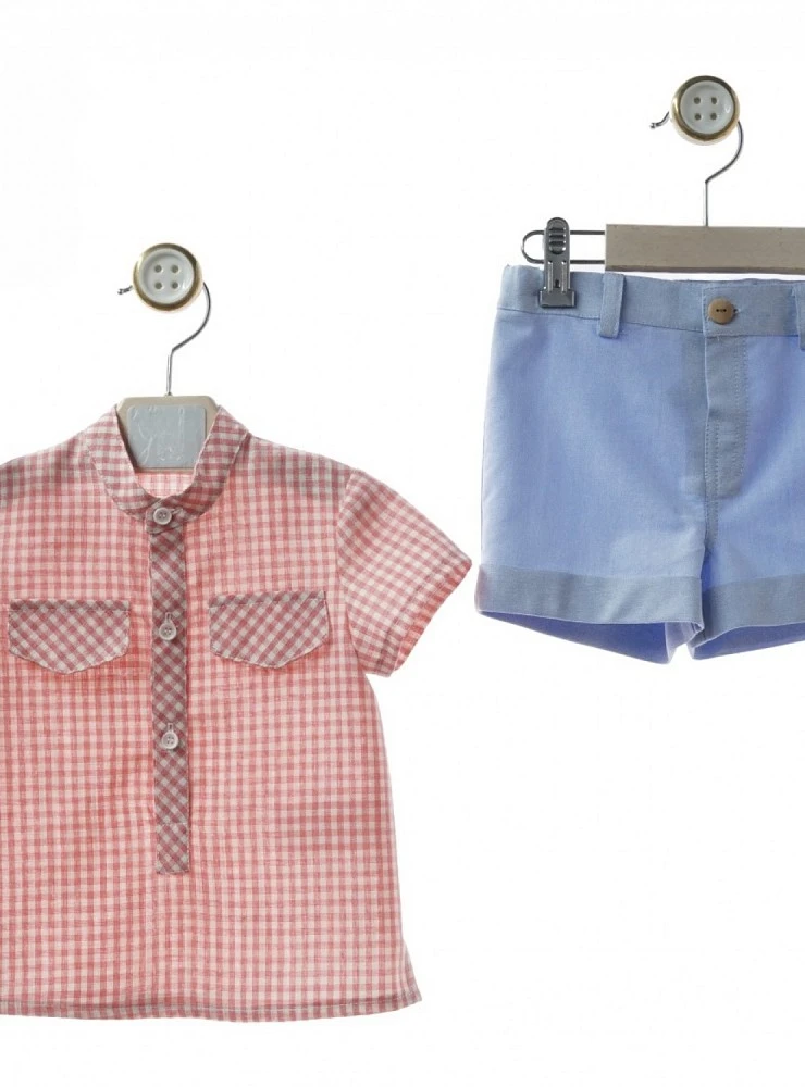 Boy's outfit: blouse and trousers, Mayólica collection