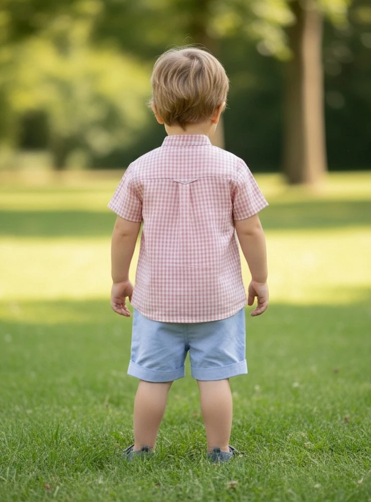 Boy's outfit: blouse and trousers, Mayólica collection