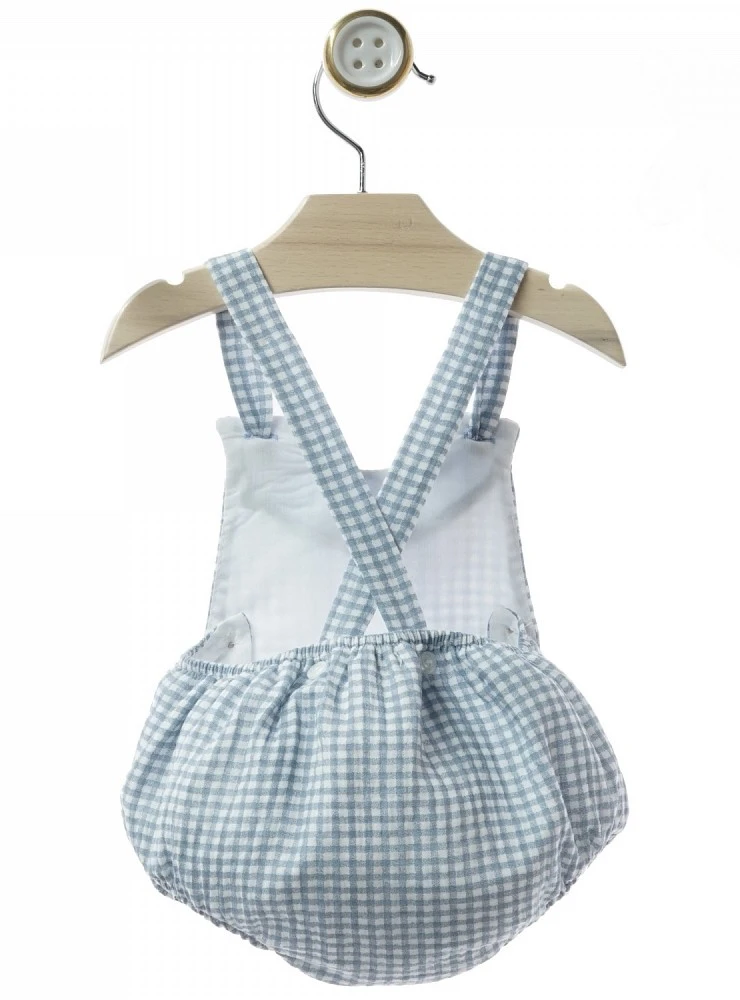 Boy's outfit. Romper and hat. Provencal Collection