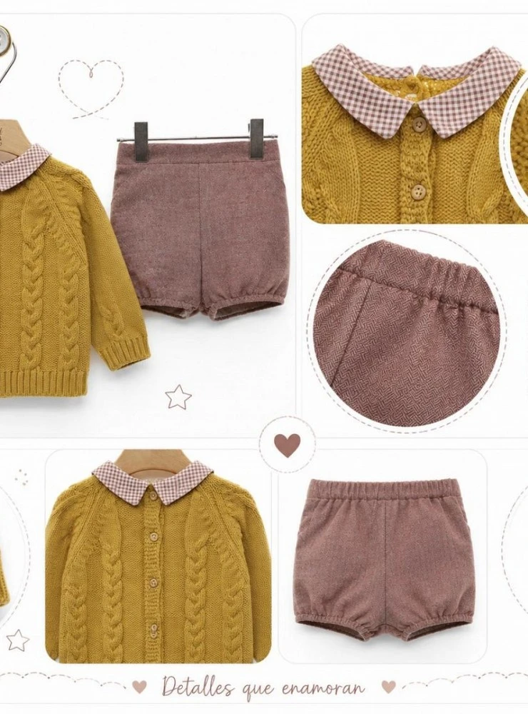 Boys' Set: Jersey and Bloomers, Cascabel Collection